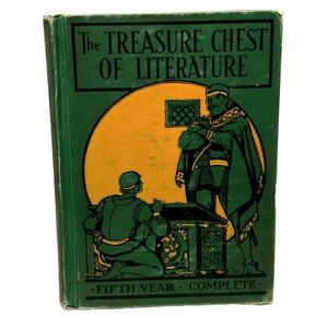 VTG THE TREASURE CHEST OF LITERATURE 5th YEAR COMPLETE 1935 CHARLES EICHEL